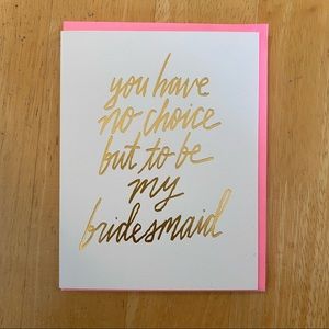 Ashkahn Bridesmaid Cards